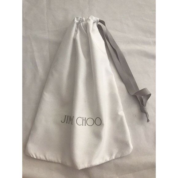 Jimmy Choo Storage Drawstring Dust Bag White 14" x 10" - Picture 4 of 8